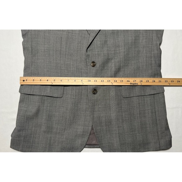 Lauren Ralph Lauren Adult Size 42R Blazer Jacket 100% Wool Dark Gray Sports Coat - Picture 6 of 12